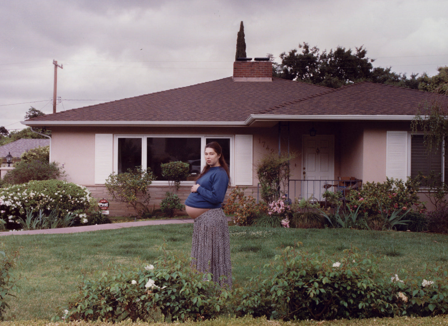 Emily Outside the Altadena House