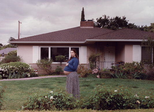 Emily Outside the Altadena House